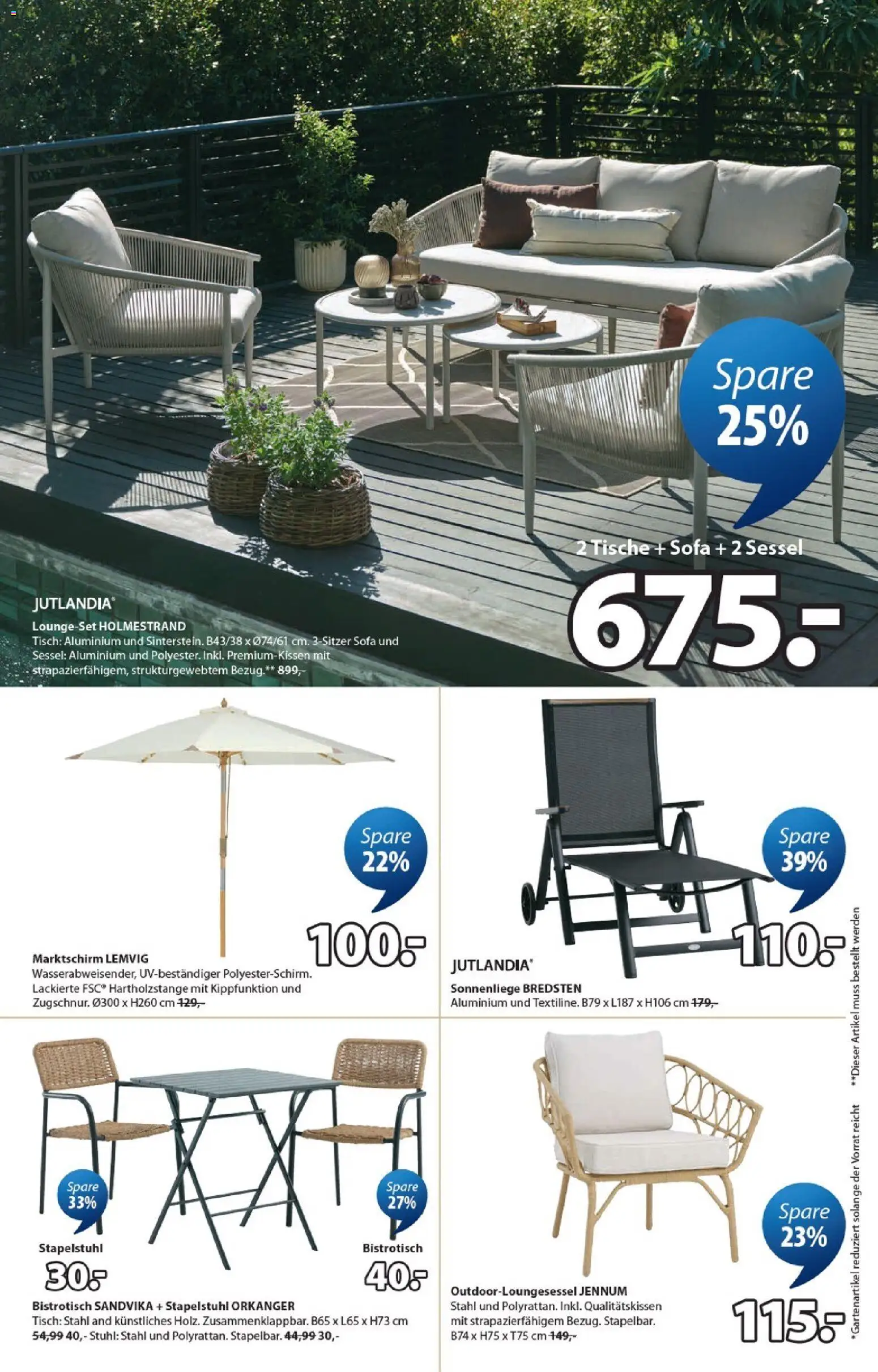 JYSK Prospekt aktuell gültig ab 10.06.2026 | Seite: 5 | Produkte: Sofa, Sessel, Tisch, Stuhl