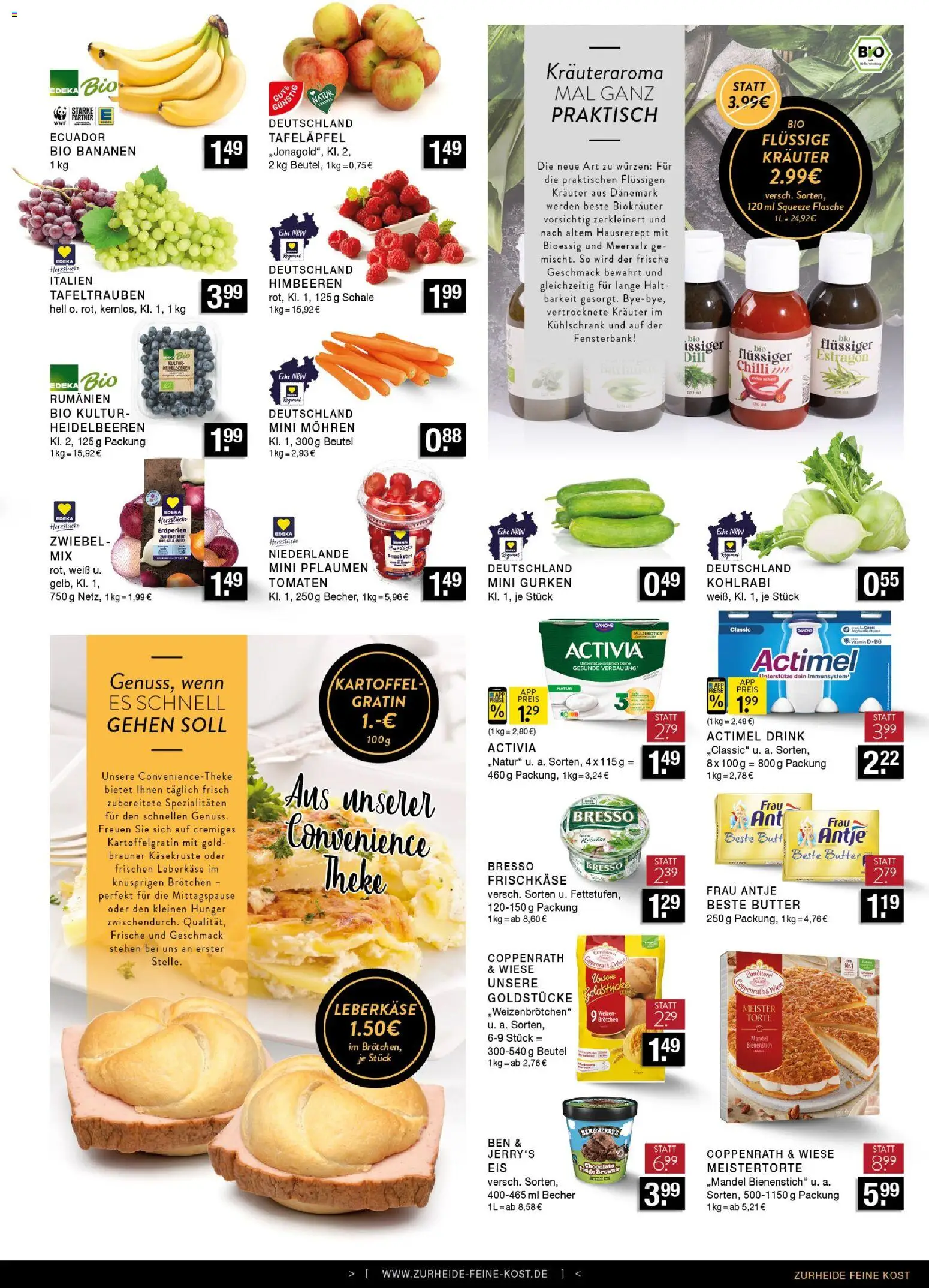 Edeka Zurheide Prospekt – gültig ab 31.08.2026 | Seite: 5 | Produkte: Tomaten, Mohren, Dill, Leberkase