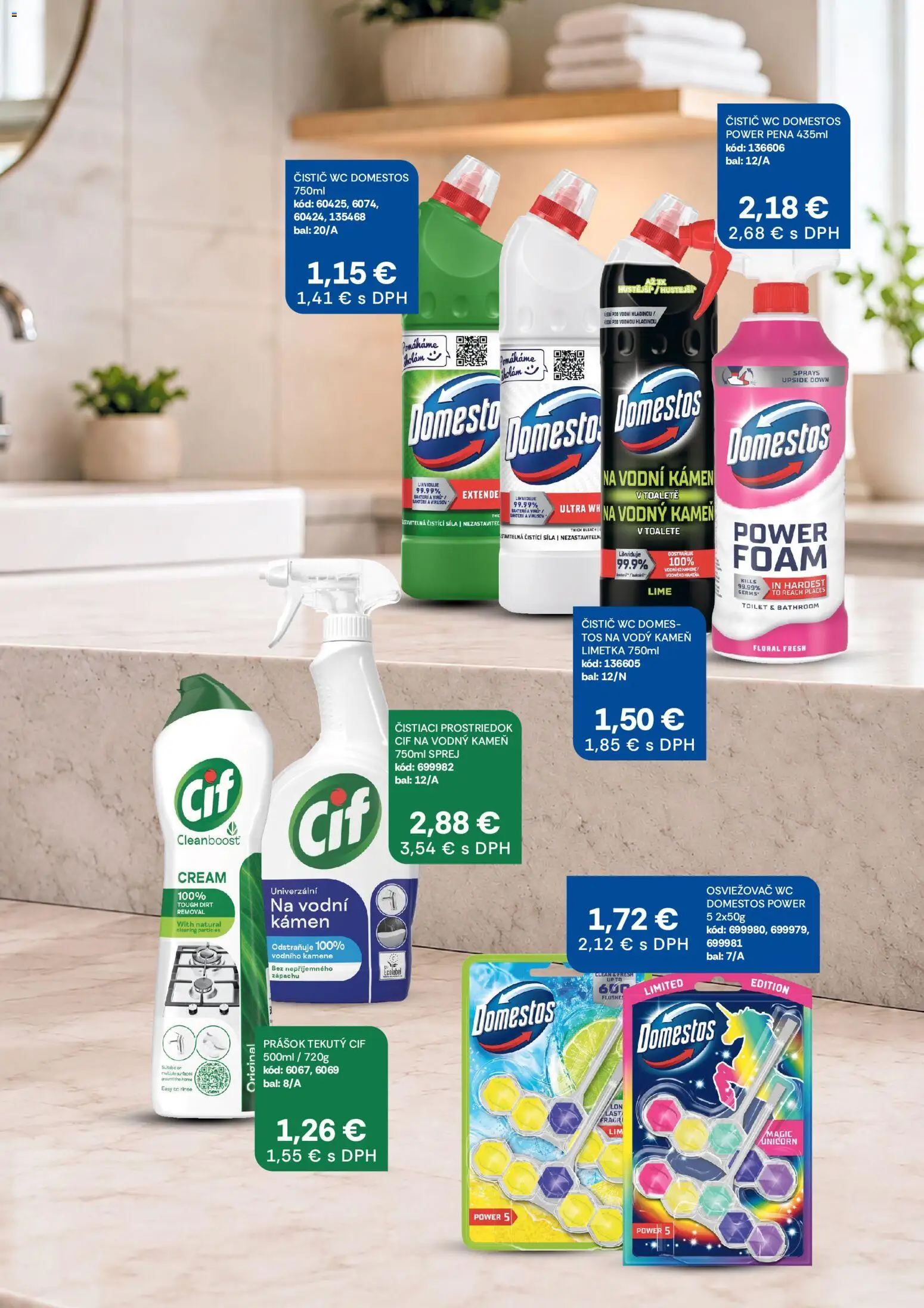 Nové Labaš akcie – leták je platný od 25.08.2026 | Strana: 36 | Produkty: Wc, Cif, Kamera, Pena