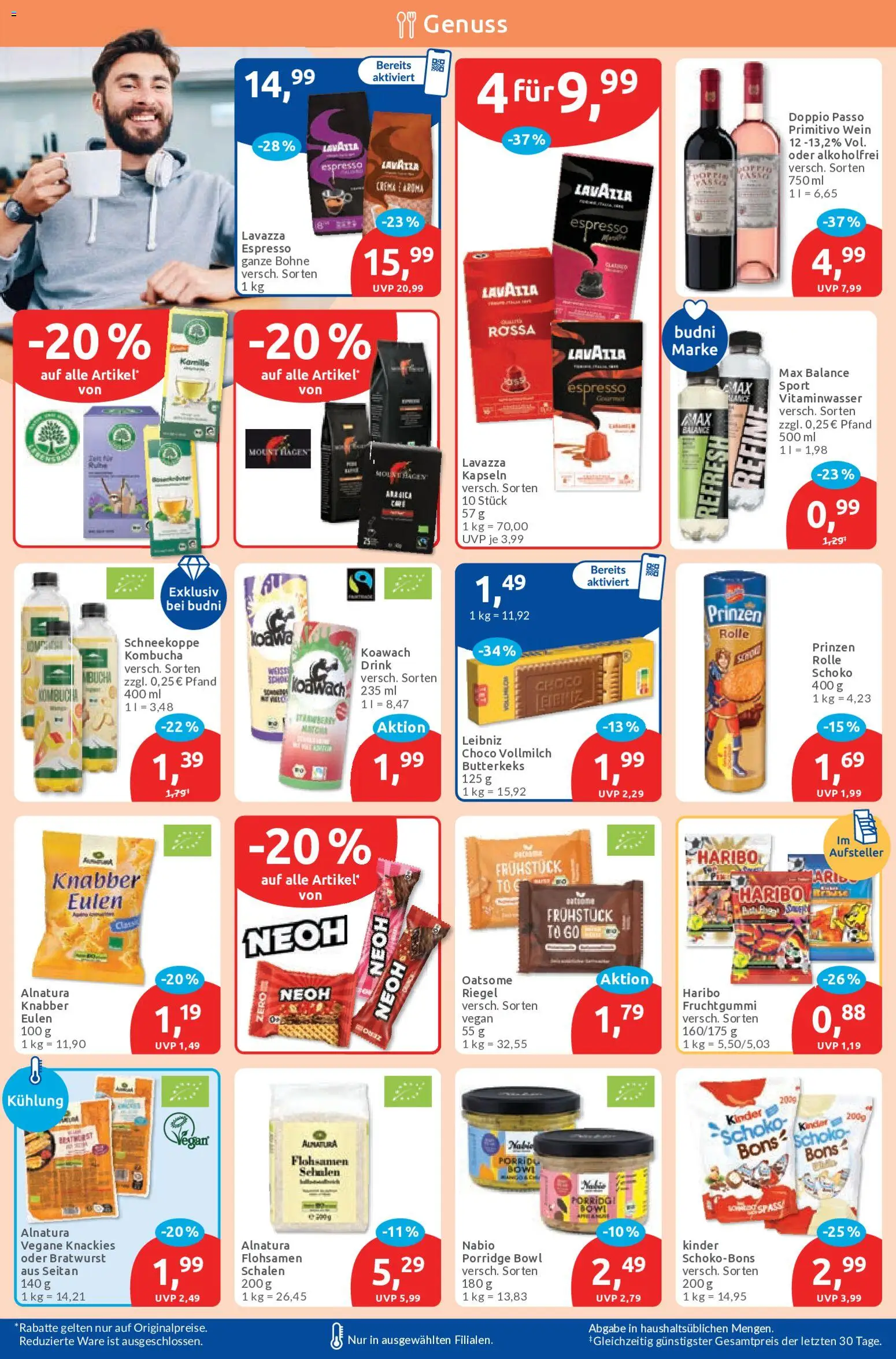 Budni Prospekt 	 – gültig ab 26.05.2026 | Seite: 6 | Produkte: Haribo, Bratwurst, Doppio passo primitivo, Doppio Passo