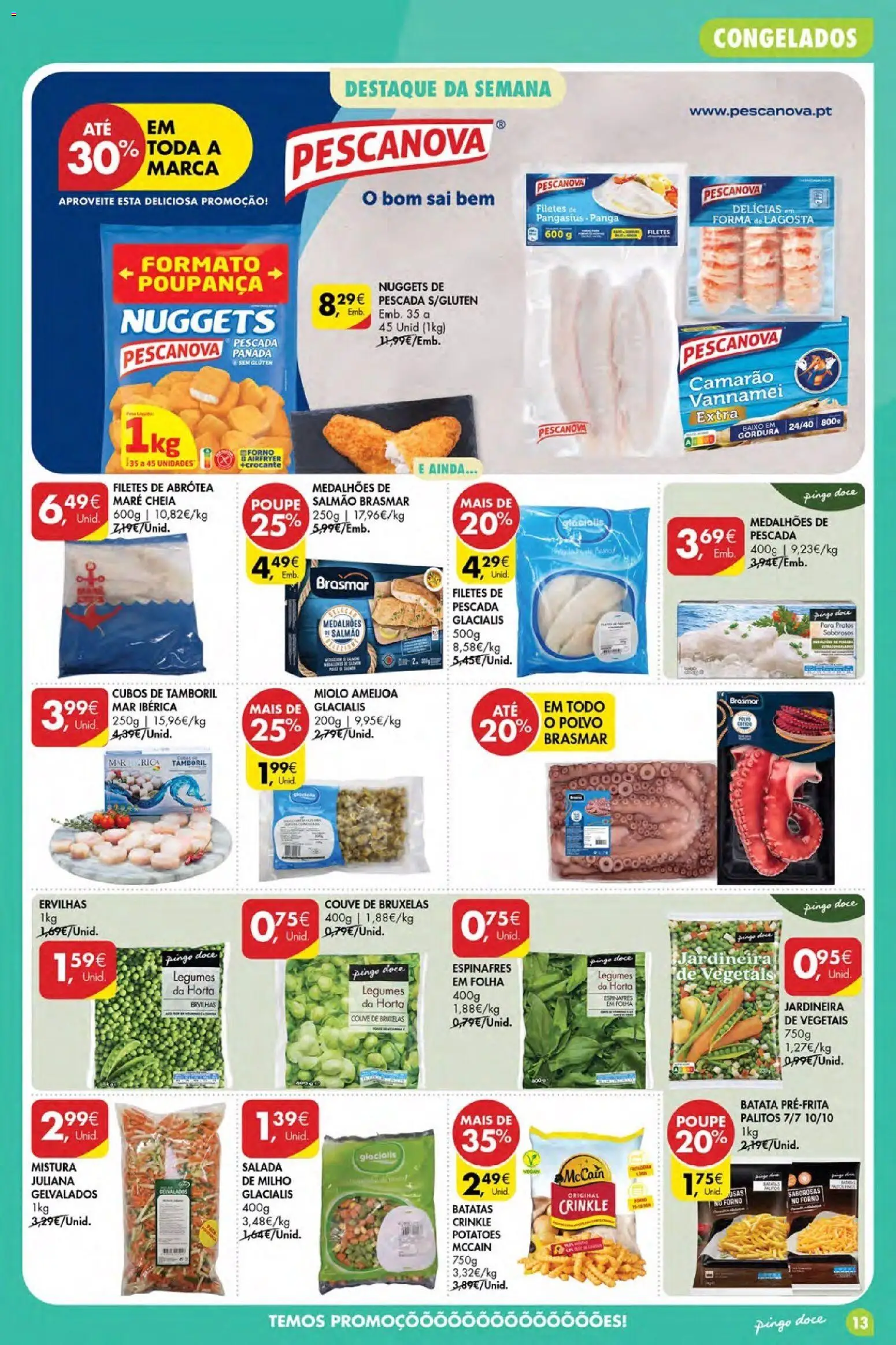 Pingo Doce Poupe Esta Semana Açores │ válido de 04.06.2026 | Página: 13 | Produtos: Forno, Pratos, Salmão, Couve