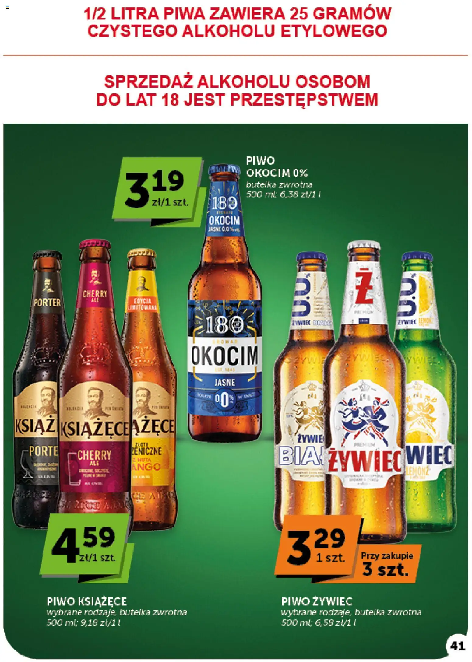 ABC gazetka od 01.10.2026 | Strona: 41 | Produkty: Piwo książęce, Piwo