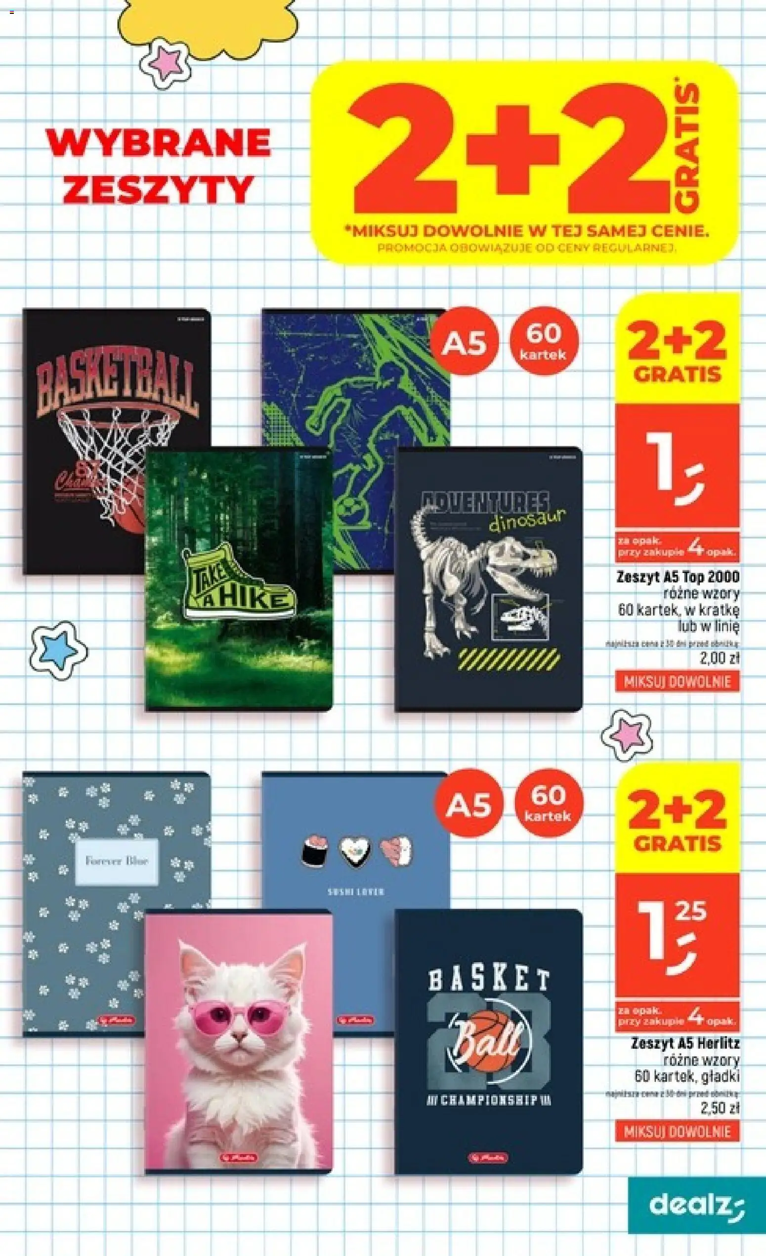 Dealz gazetka od 06.08.2026 | Strona: 7 | Produkty: Top, Zeszyt