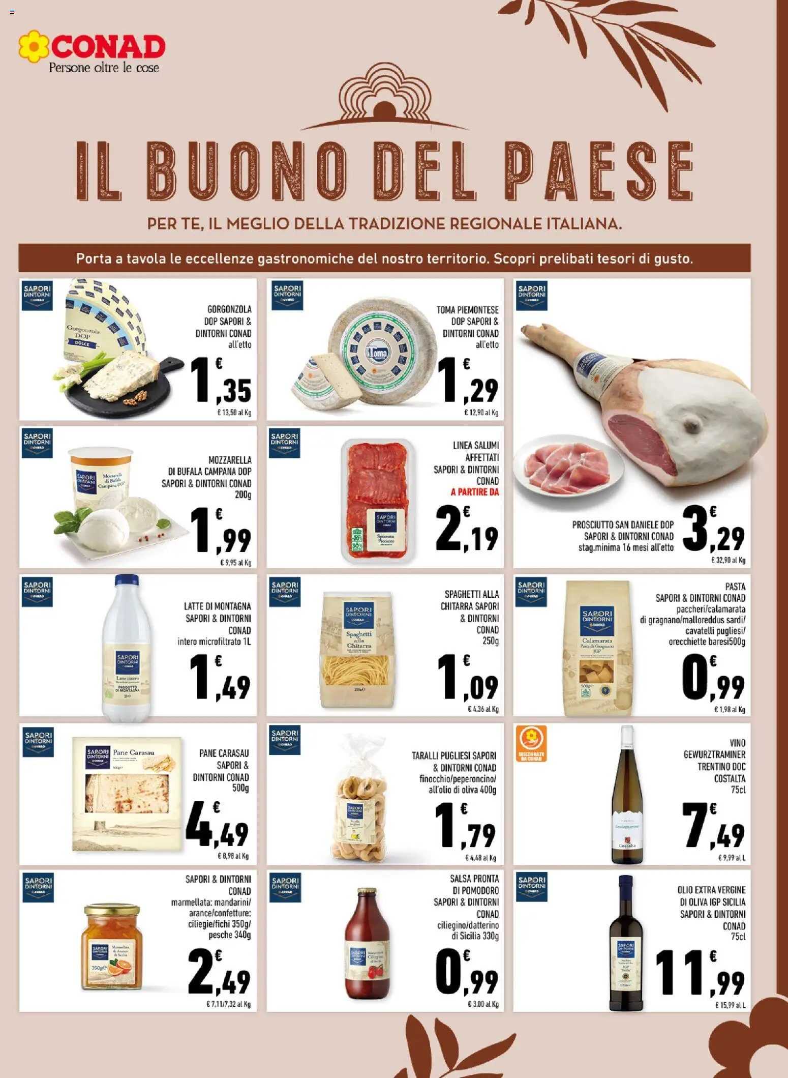 Volantino Conad del 01/07/2026 | Pagina: 9 | Prodotti: Salsa, Pomodoro, Pasta, Orecchiette