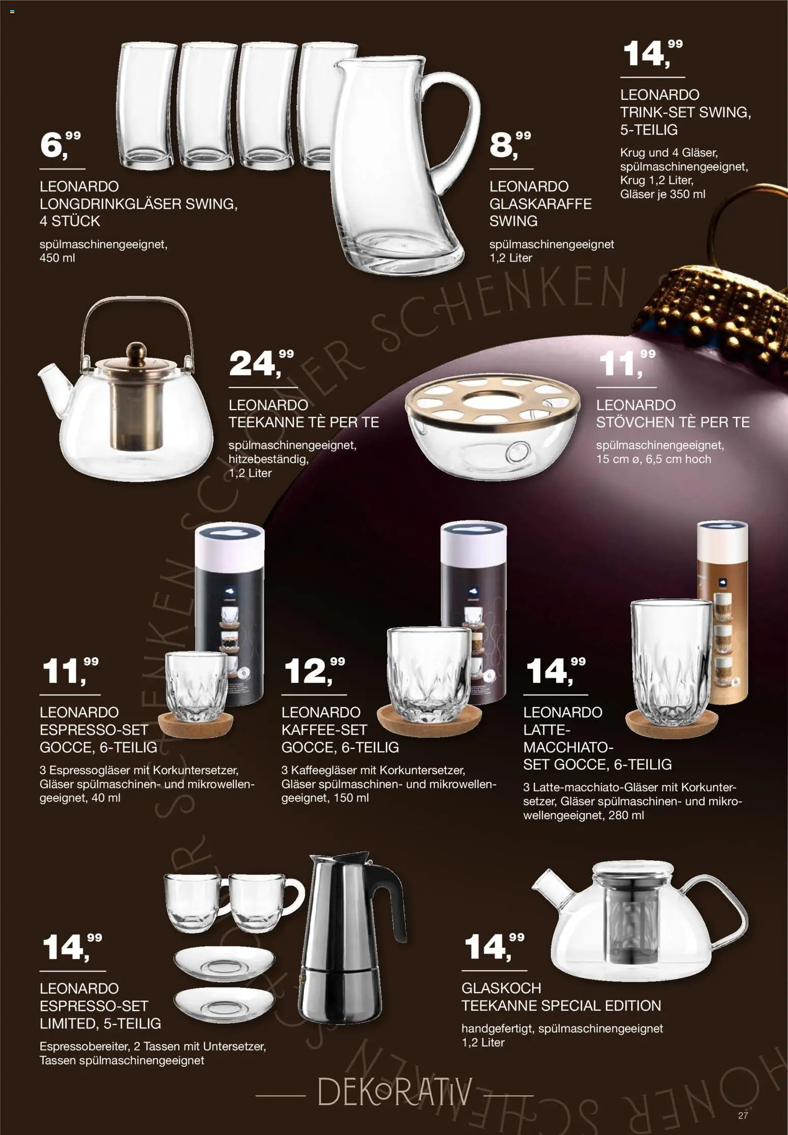 Handelshof Schöner Schenken – gültig ab 01.10.2026 | Seite: 27 | Produkte: Teekanne
