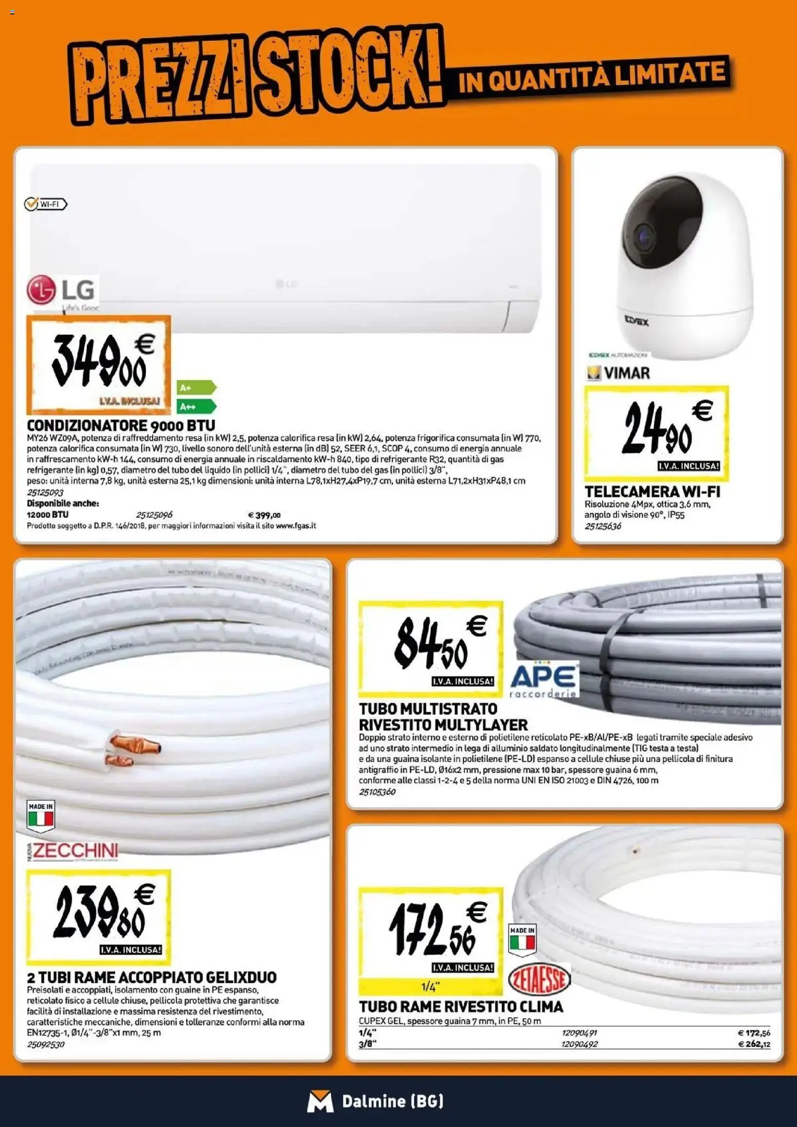 Nuovo TECNOMAT catalogo Dalmine dal 27/08/2026 > offerte anteprima 🛍️ | Pagina: 8 | Prodotti: Tubo, Rame, Pellicola, Condizionatore