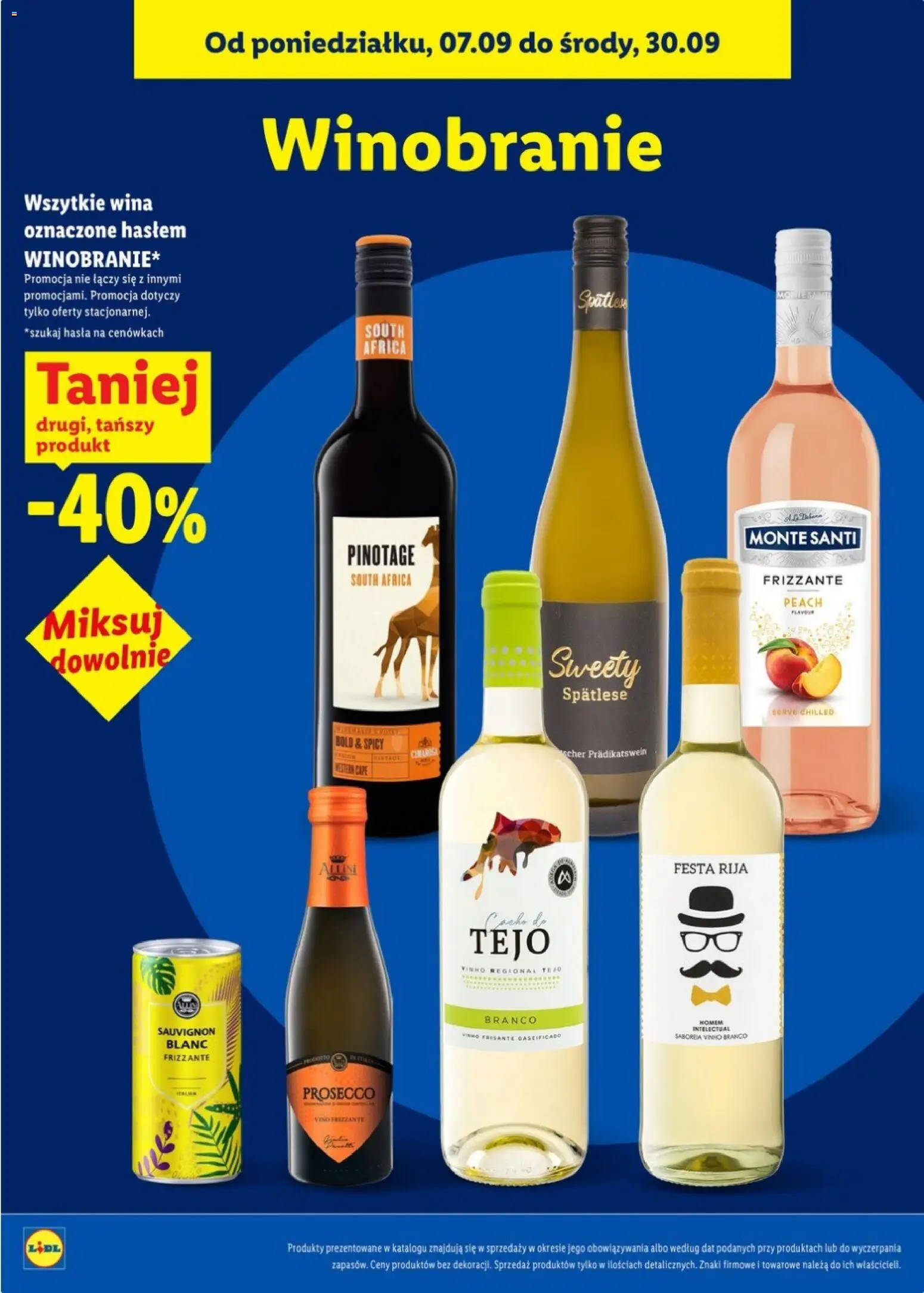 Lidl Katalog karta win od 28.09.2026 | Strona: 2 | Produkty: Monte Santi, Sauvignon Blanc, Prosecco