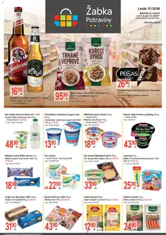 Náhled letáku Žabka leták od 12.08.2026 | Strana: 1 | Produkty: High protein pudding, Sýr, Lučina, Šunka
