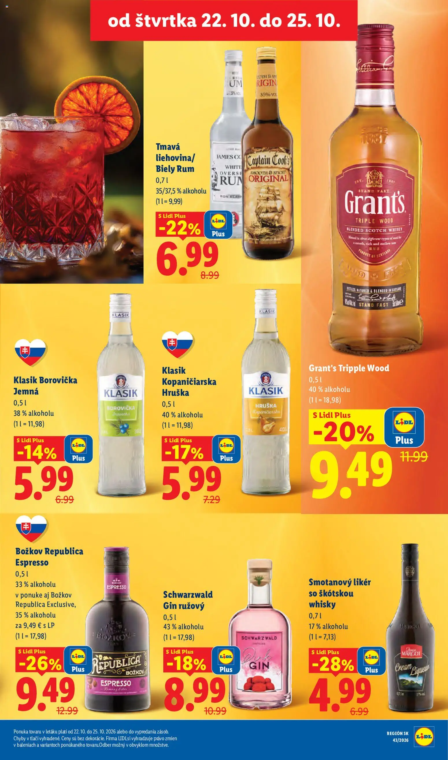 Nové Lidl akcie – leták je platný od 19.10.2026 | Strana: 99