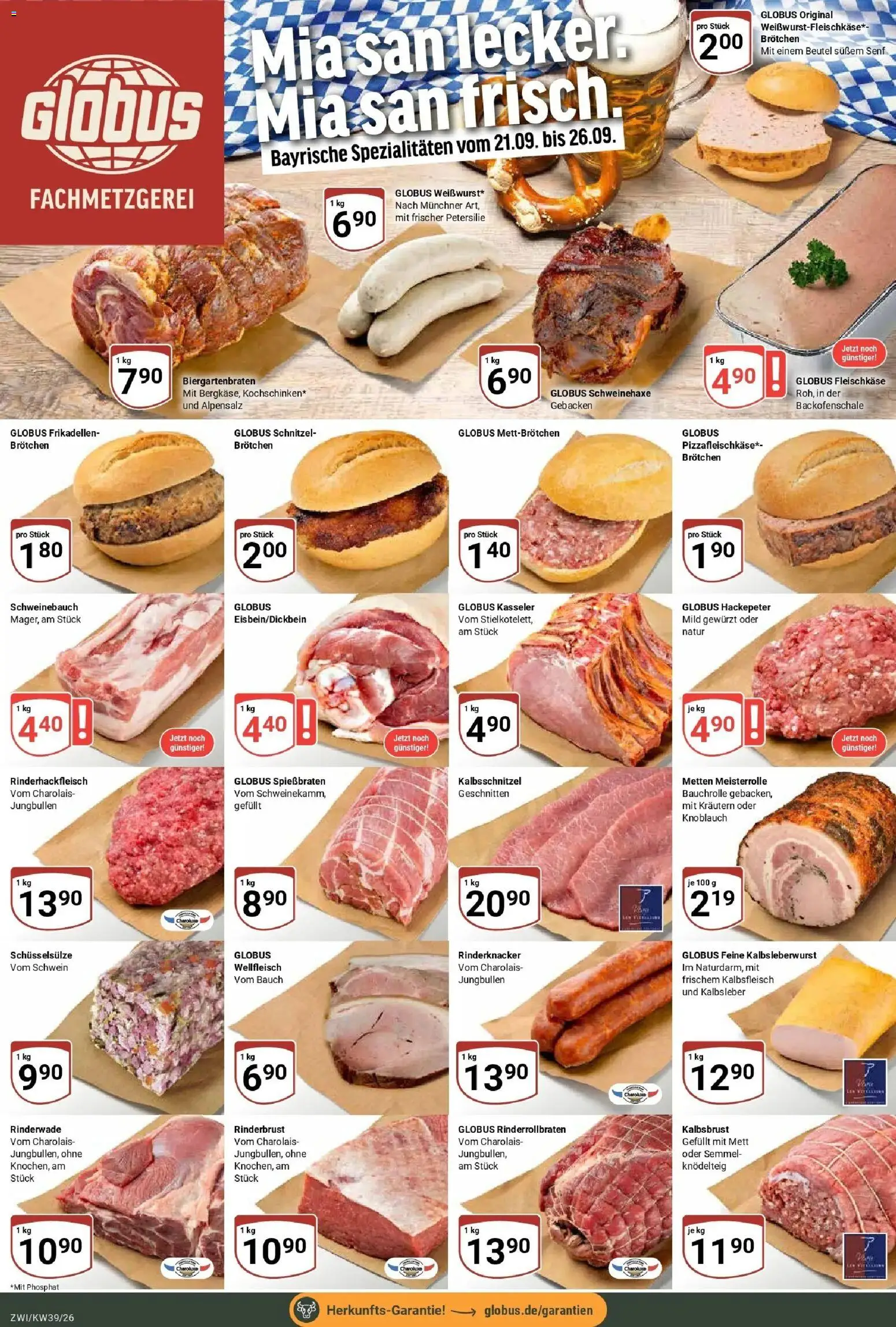 Globus Prospekt Zwickau (ab 21.09.2026) » Angebote online | Seite: 11 | Produkte: Spezialitäten, Schweinebauch, Knoblauch, Petersilie