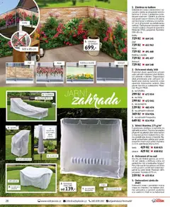 Náhled letáku Velký Košík katalog červen 2026 od 01.06.2026 | Strana: 28 | Produkty: Zahrada, Síť, Květiny, Slunečník