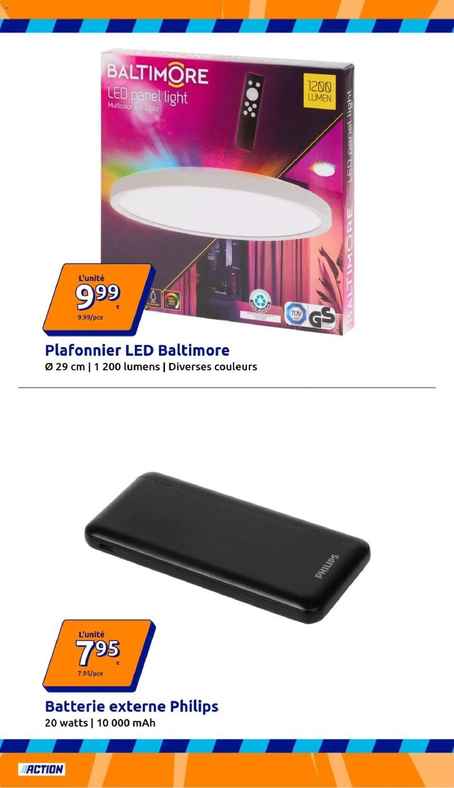 {H1} | Page: 14 | Produits: Plafonnier, Batterie
