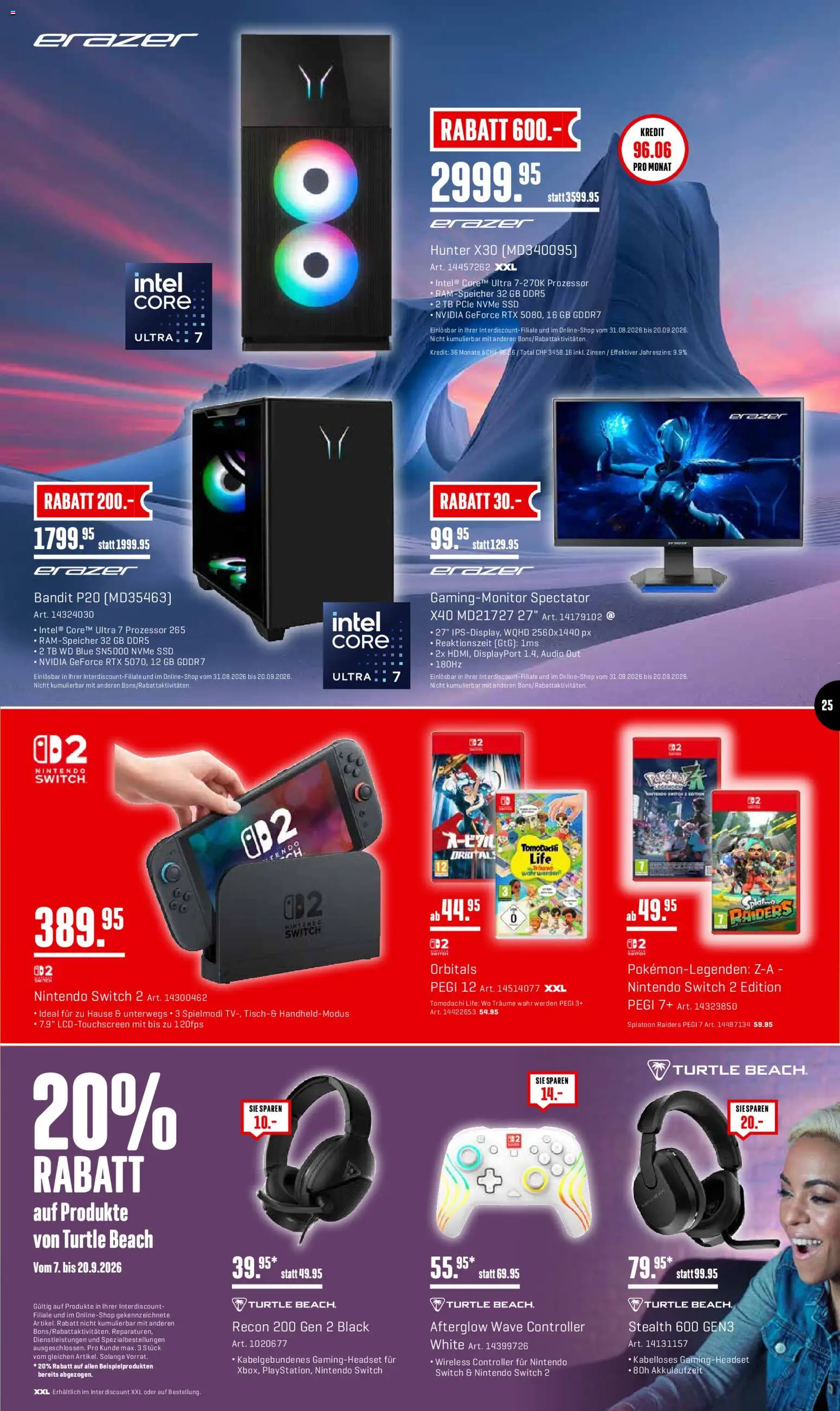 Interdiscount aktionen Angebote – gültig ab 07.09.2026 | Seite: 25 | Produkte: Audio