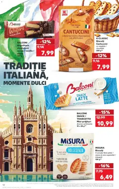 Ofertele Kaufland valabile de la 24.06.2026 | Pagină: 12 | Produse: Napolitane, Alune, Cereale, Zahăr