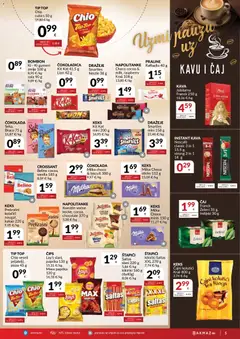 Bakmaz Katalog - Pregled kataloga iz trgovine Bakmaz, vrijedi od 08.07.2026 | Stranica: 5 | Proizvodi: Nescafe, Čips, Napolitanke, Raffaello
