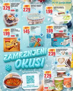 Eurospin katalog akcije – veljaven od 11.06.2026 | Stran: 3 | Izdelki: Keksi, Mandlji, Kos, Sladoled