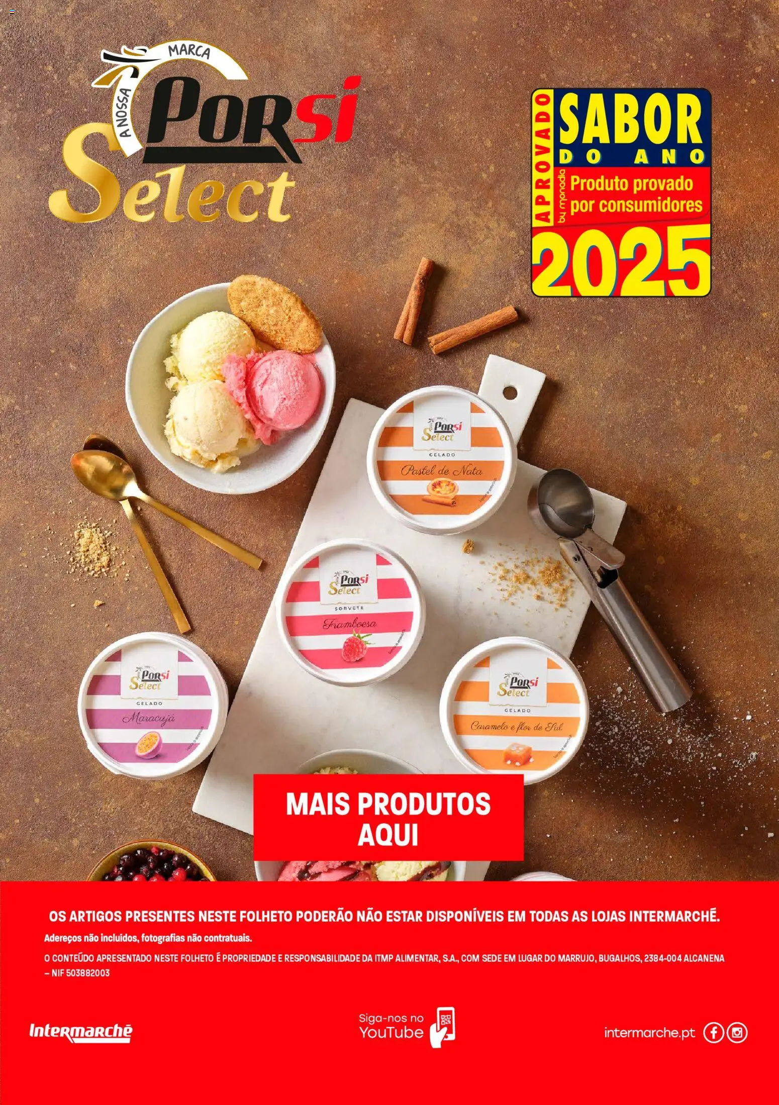 Intermarché folheto │ válido de 22.01.2026 | Página: 13 | Produtos: Sal, Gelado, Nata, Sorvete