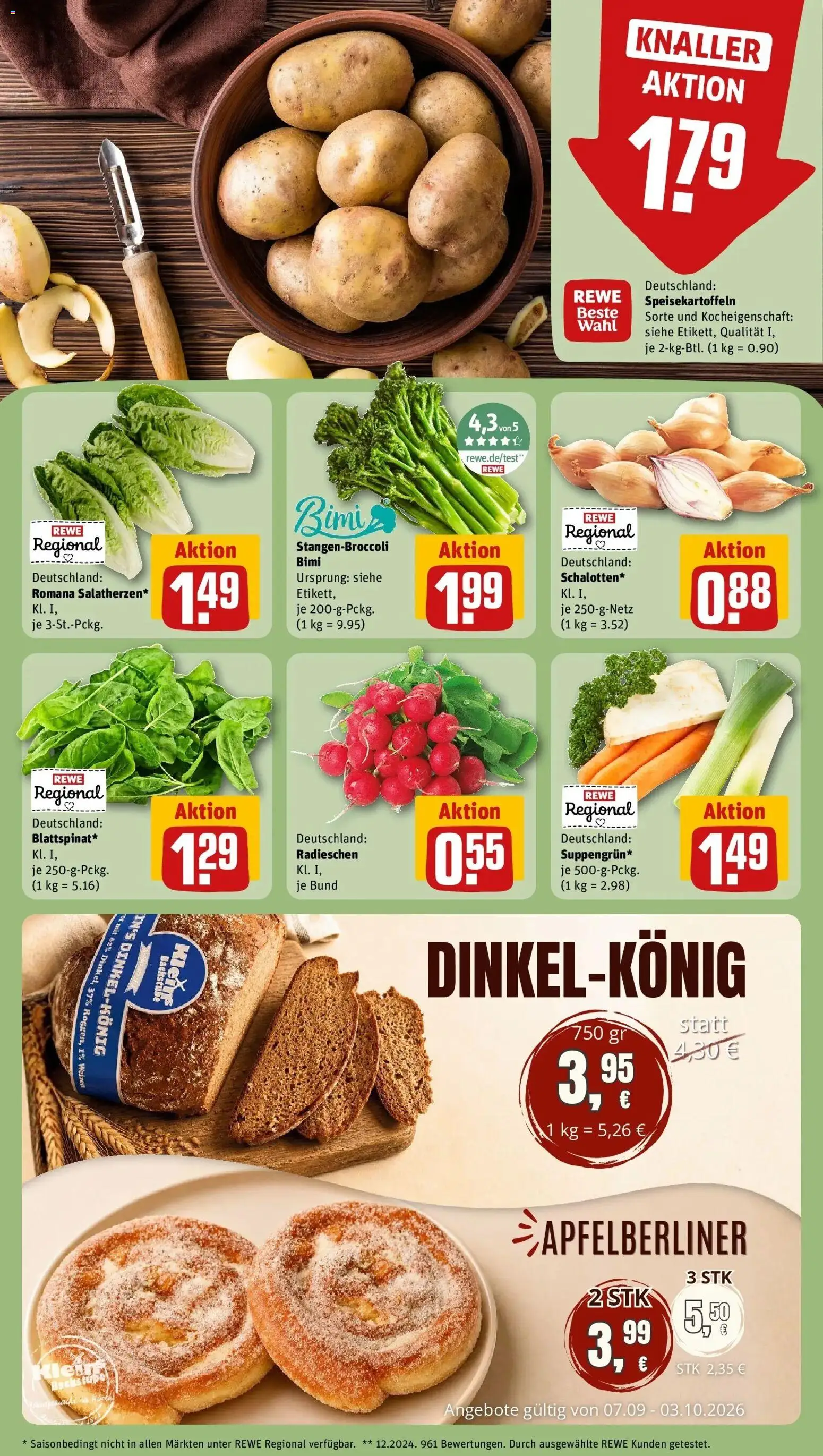 REWE Prospekt ab 07.09.2026 zum Blättern » Angebote | Seite: 7