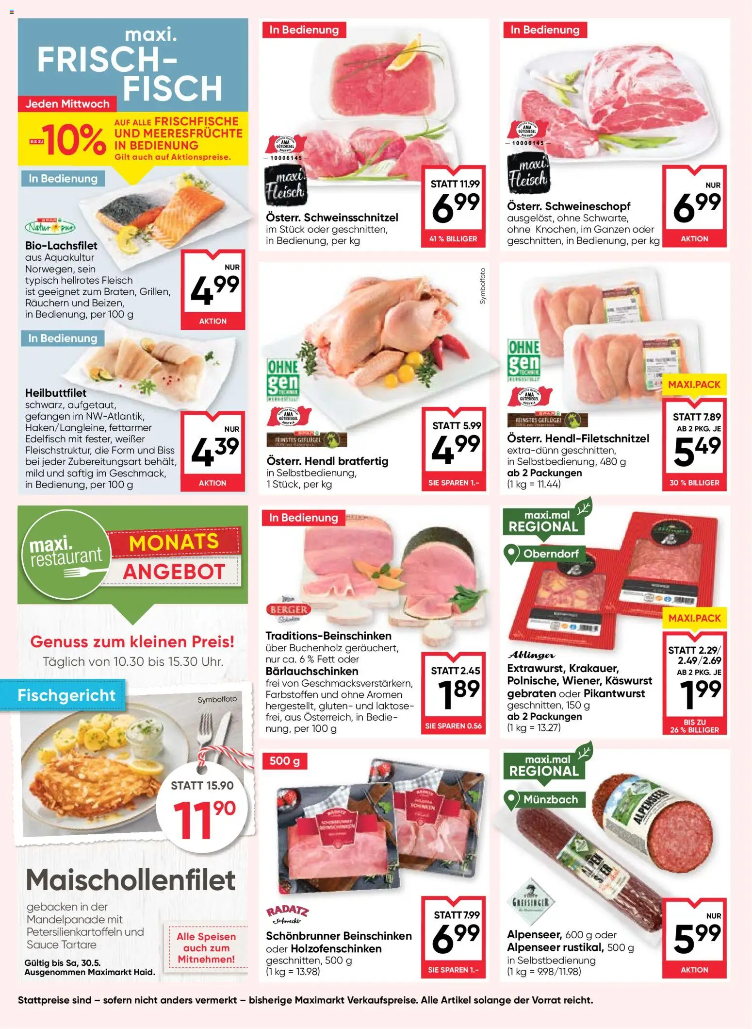 Maximarkt Flugblatt gültig ab 21.05.2026 | Seite: 8 | Produkte: Meeresfrüchte, Fisch