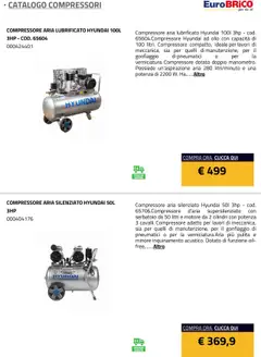 Anteprima del volantino Eurobrico Compressori catalogo valido a partire dal 23.07.2025 | Pagina: 2 | Prodotti: Compressore, Olio