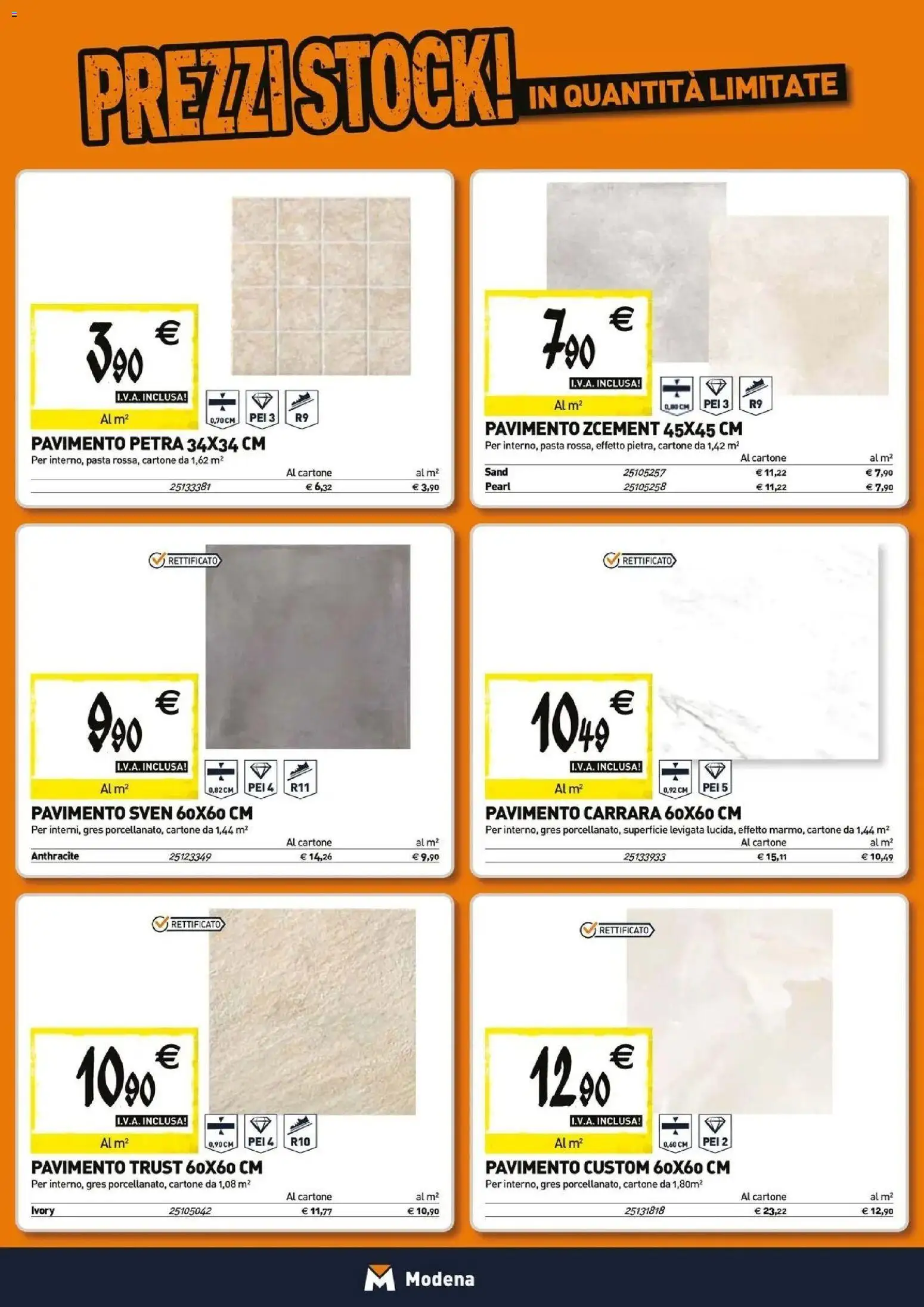 Nuovo TECNOMAT catalogo Modena dal 29/10/2026 > offerte anteprima 🛍️ | Pagina: 13 | Prodotti: Pavimento, Pasta