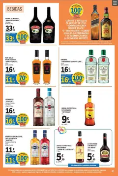 Vista previa E.Leclerc folleto válido desde el 17/06/2026 | Página: 21 | Productos: Licor, Ron, Crema, Whisky