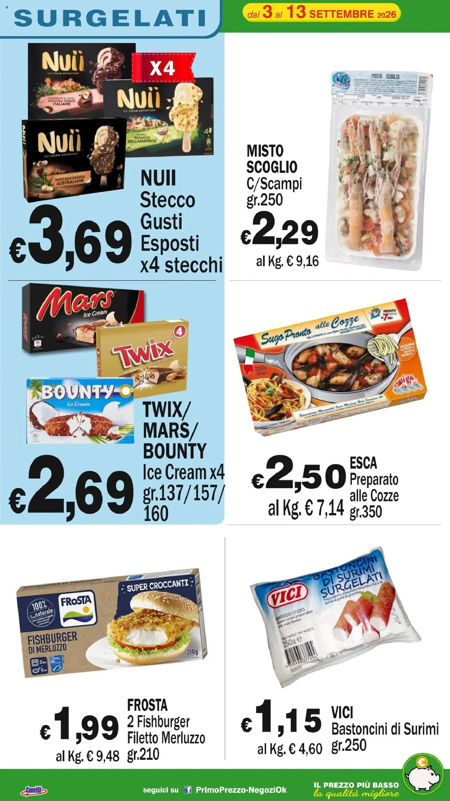 Volantino Primo Prezzo del 03/09/2026 | Pagina: 36