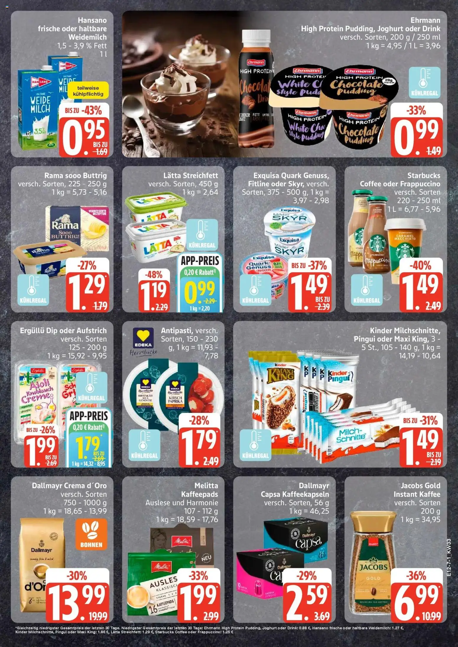 Edeka Prospekt Hamburg (ab 10.08.2026) » Angebote Online | Seite: 7 | Produkte: Melitta, Milch, Paprika, Knoblauch