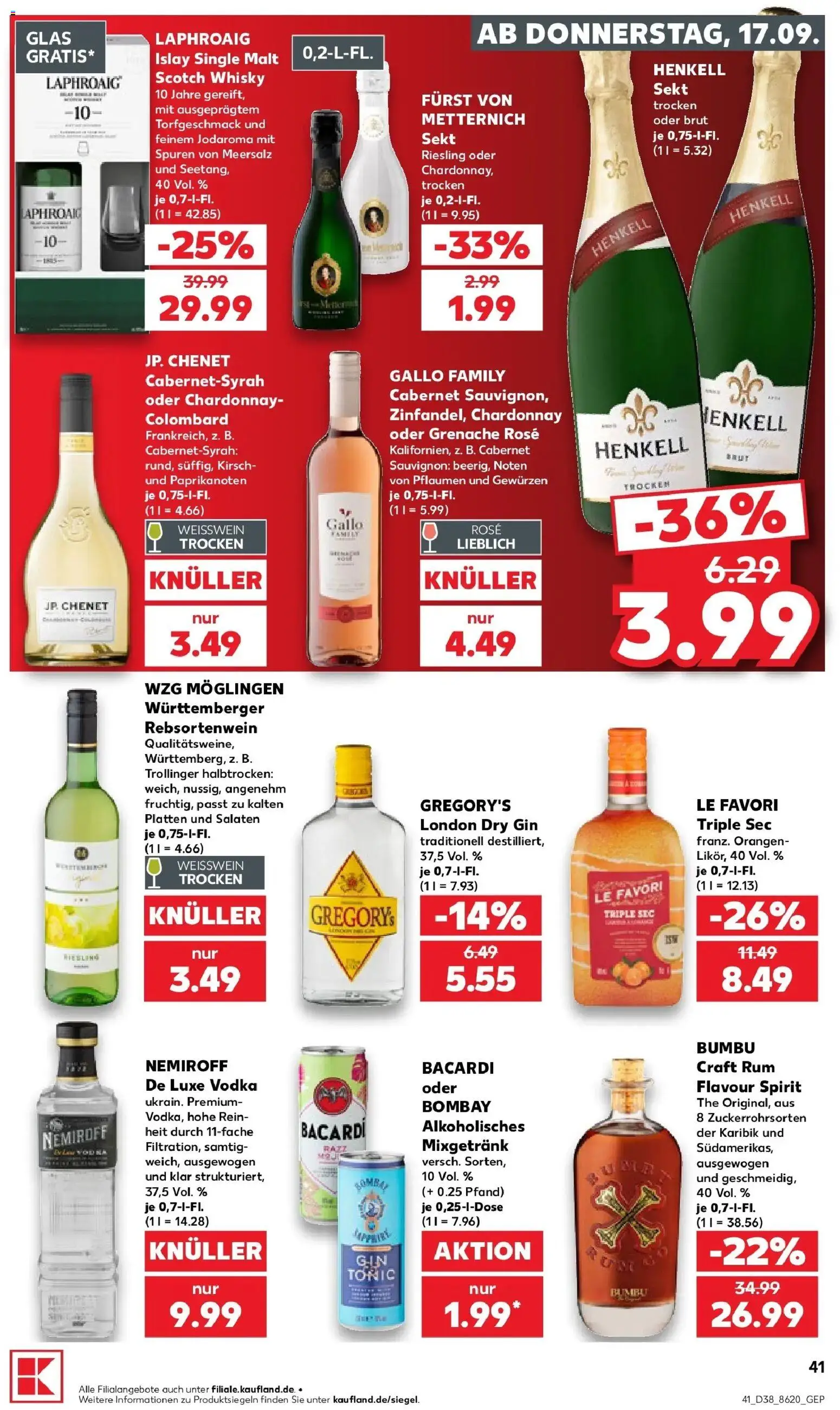 Prospekt Kaufland ab 17.09.2026 » Angebote Online zum Blättern | Seite: 41