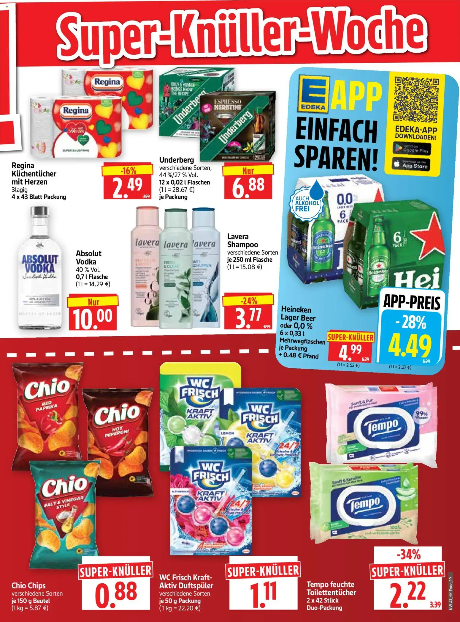 HERKULES Prospekt – gültig ab 05.10.2026 | Seite: 19 | Produkte: Heineken, Paprika, Vodka, Underberg