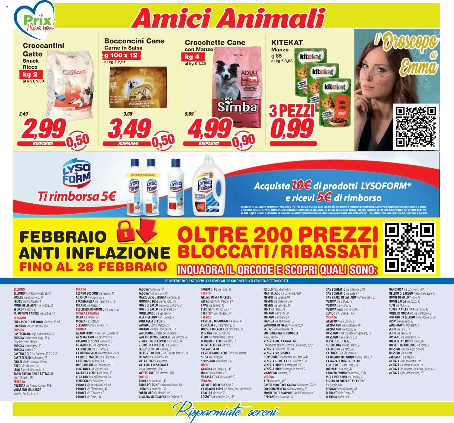 Volantino Prix del 24.02.2026 | Pagina: 25 | Prodotti: Manzo, Salsa, Crocchette, Crocchette cane