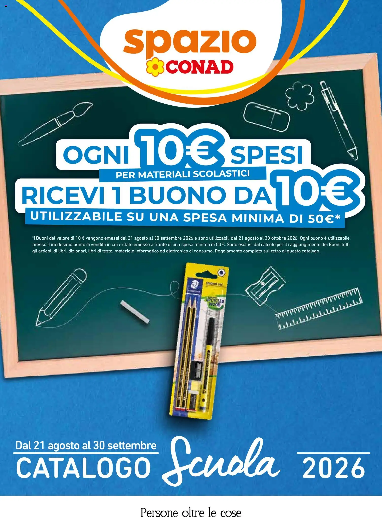 Volantino Spazio Conad del 21/08/2026 | Pagina: 1 | Prodotti: Libri