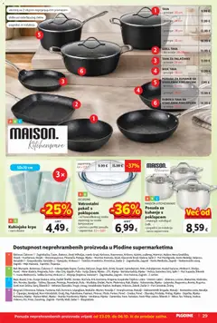 GRILL TAVA, GRILL TAVA, dimenzije: 28x28 cm - Pregled kataloga iz trgovine Plodine, vrijedi od 23.09.2026 | Stranica: 29