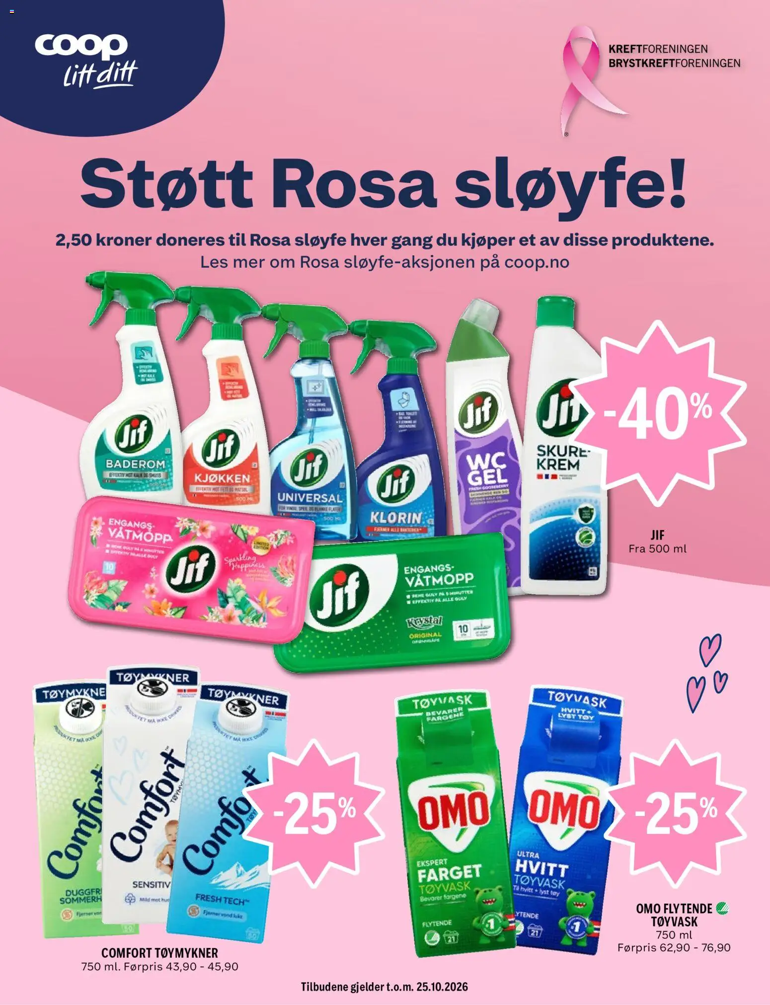 {H1} | Side: 6 | Produkter: Tøymykner, Krem, Tøyvask, Sløyfe