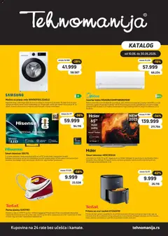 Tehnomanija katalog - pregled Tehnomanija kataloga - važi od 10.06.2026
