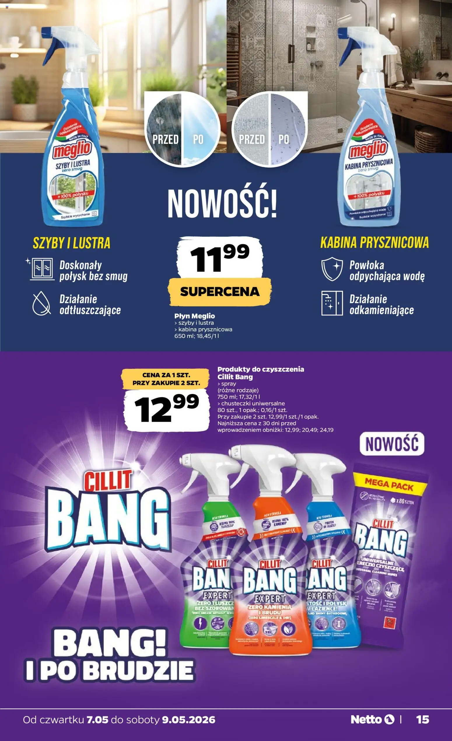 Netto gazetka od czwartku spożywcza od 07.05.2026 | Strona: 15 | Produkty: Meglio