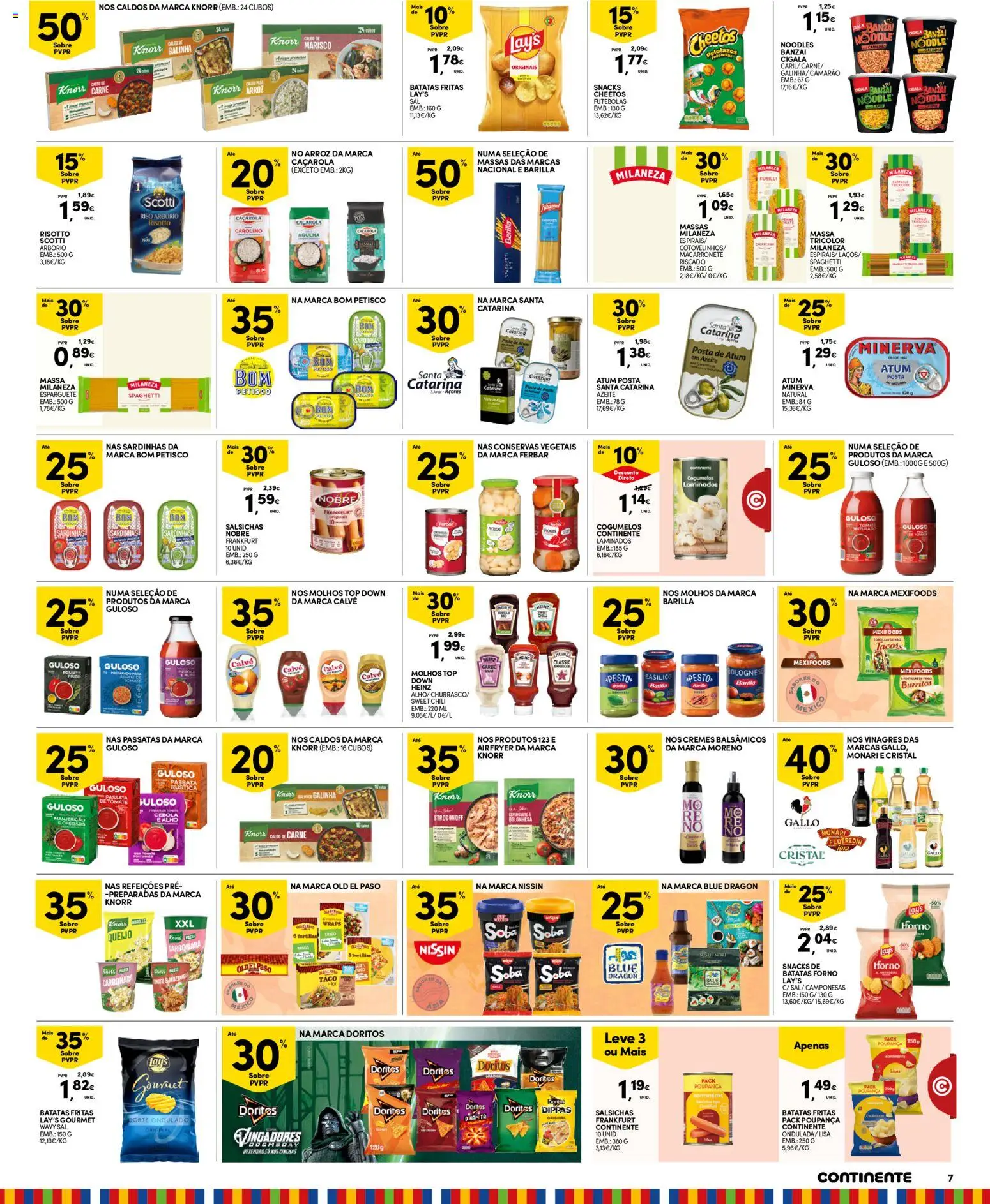 Continente folheto Açores │ válido de 06/10/2026 | Página: 7 | Produtos: Forno, Knorr, Queijo, Alho