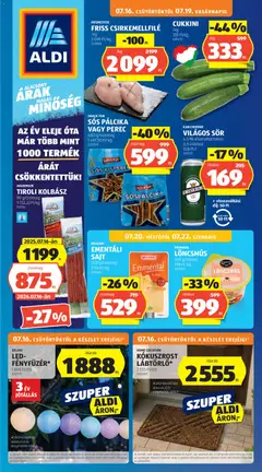 Aldi akciós újság - amely érvényes a következő dátumtól: 2026.07.16.