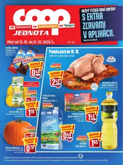 COOP Jednota leták platný od 15.10.2026