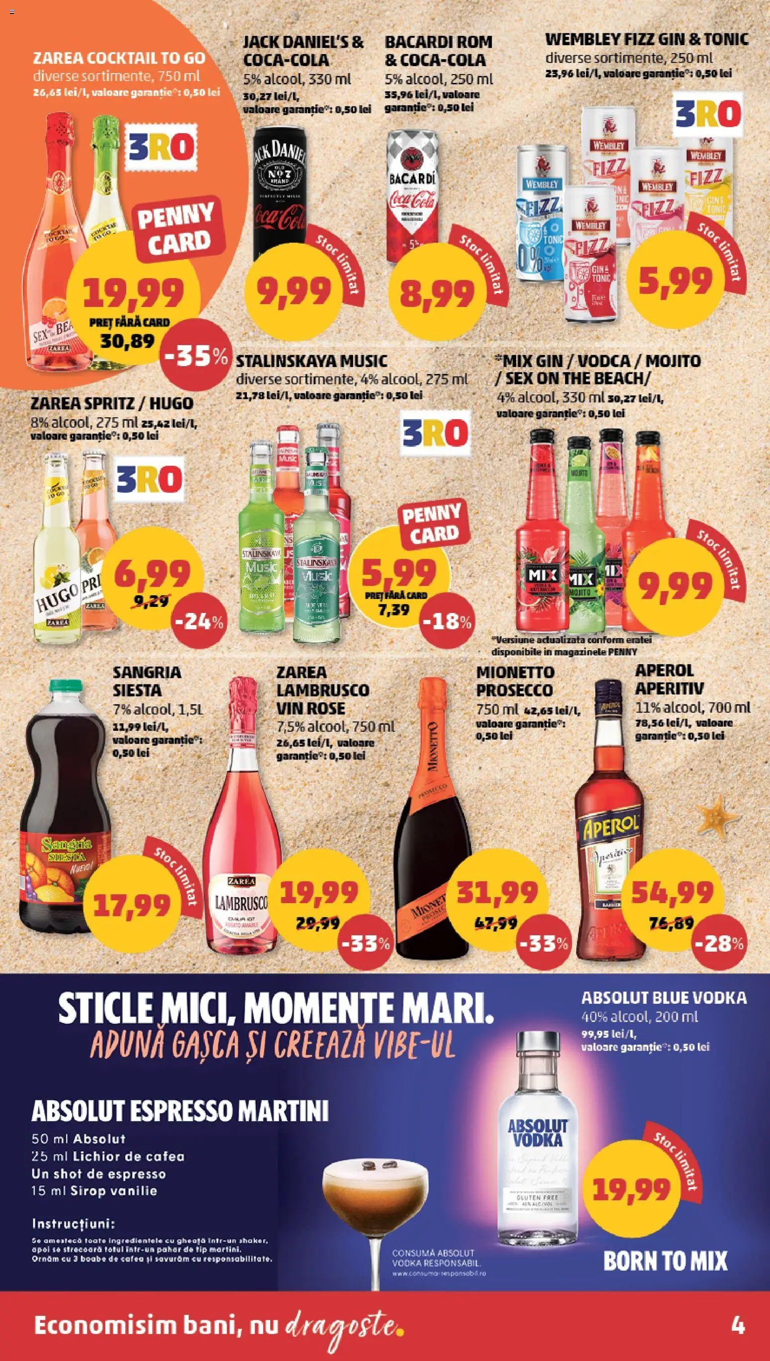 Noul catalog PENNY – valabil de la 17.06.2026 | Pagină: 4 | Produse: Su ısıtıcı, Amerikan servis, Lichior, Aperol