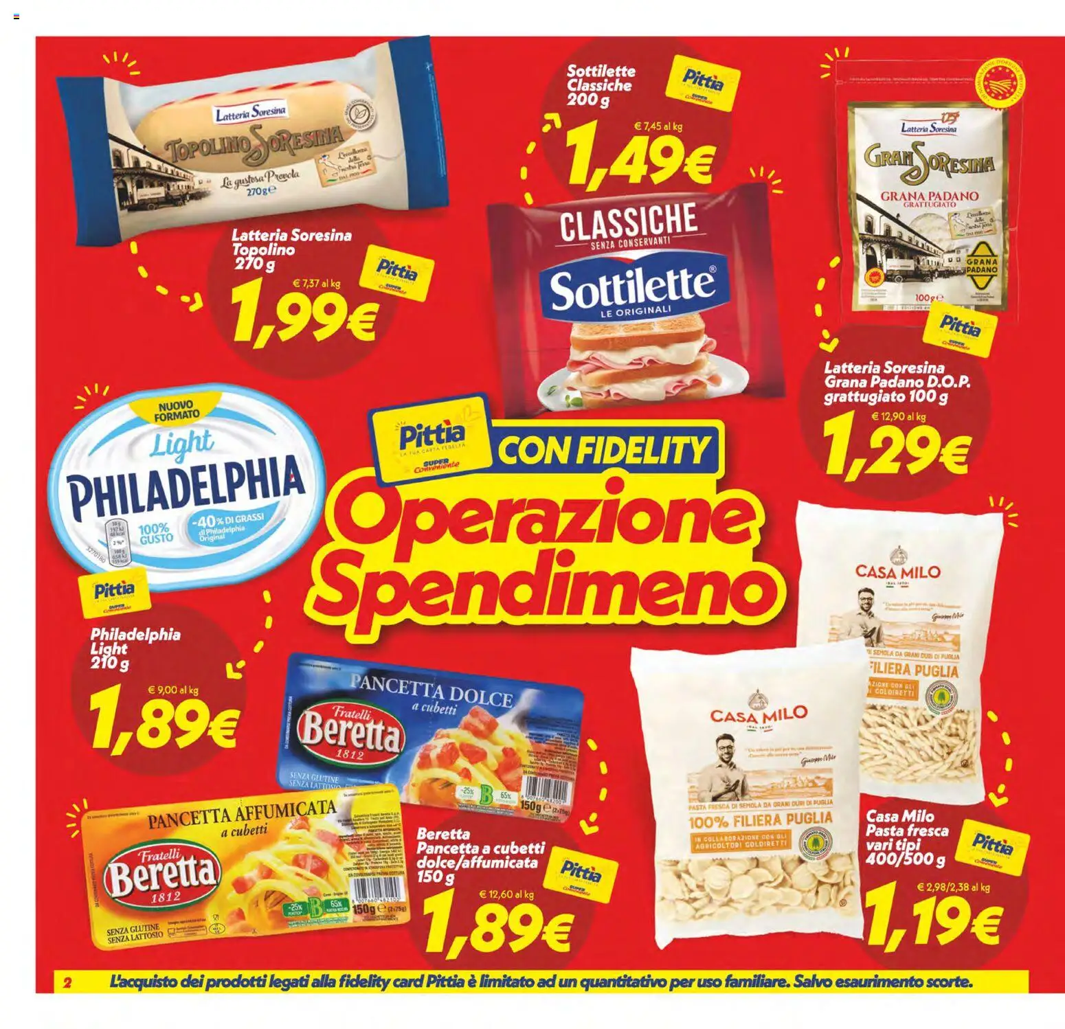 Volantino SuperConveniente del 22/09/2026 | Pagina: 2 | Prodotti: Senza glutine, Pasta, Provola, Semola