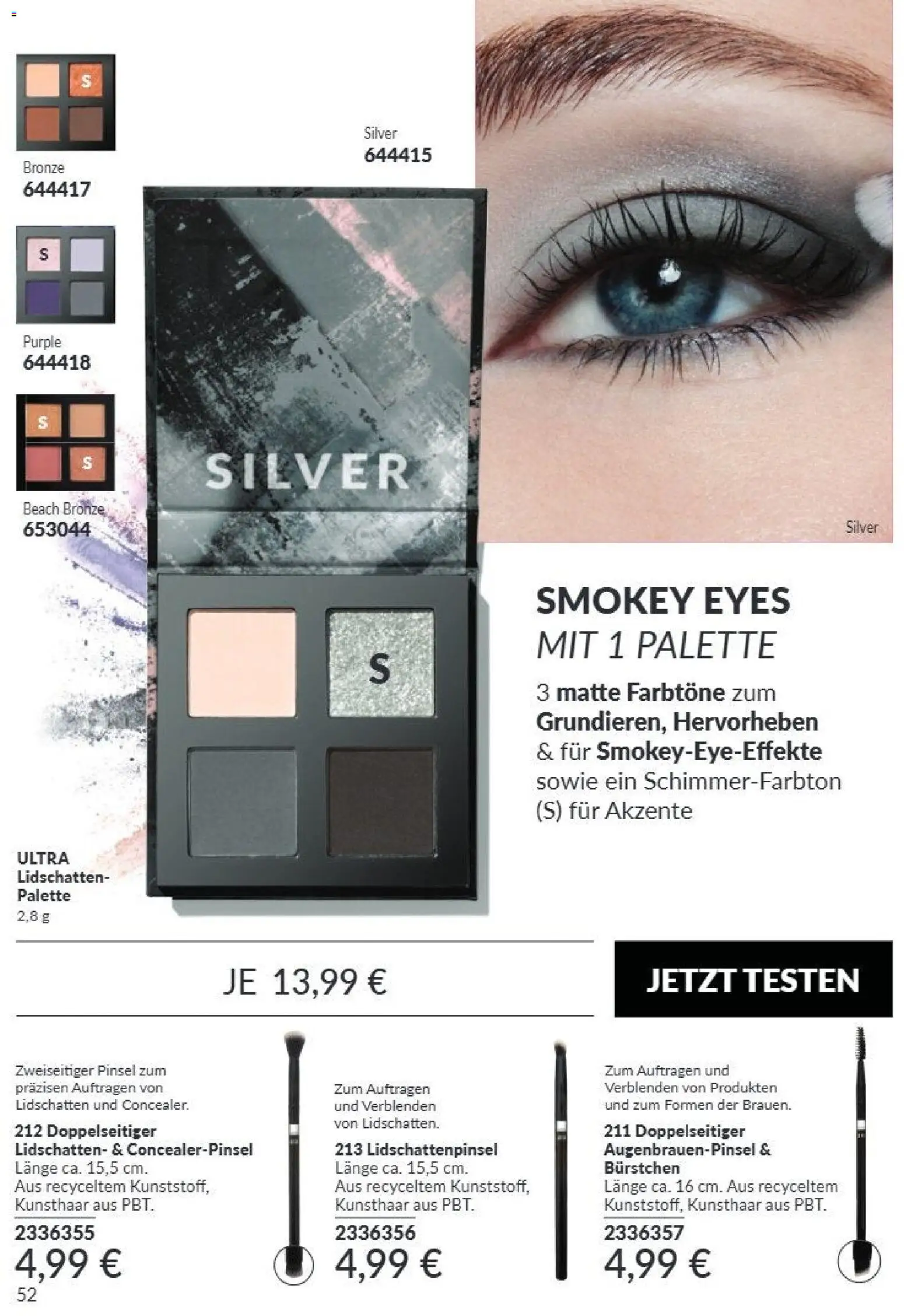 AVON Katalog September 2026 – gültig ab 01.09.2026 | Seite: 48 | Produkte: Pinsel, Lidschatten, Concealerpinsel