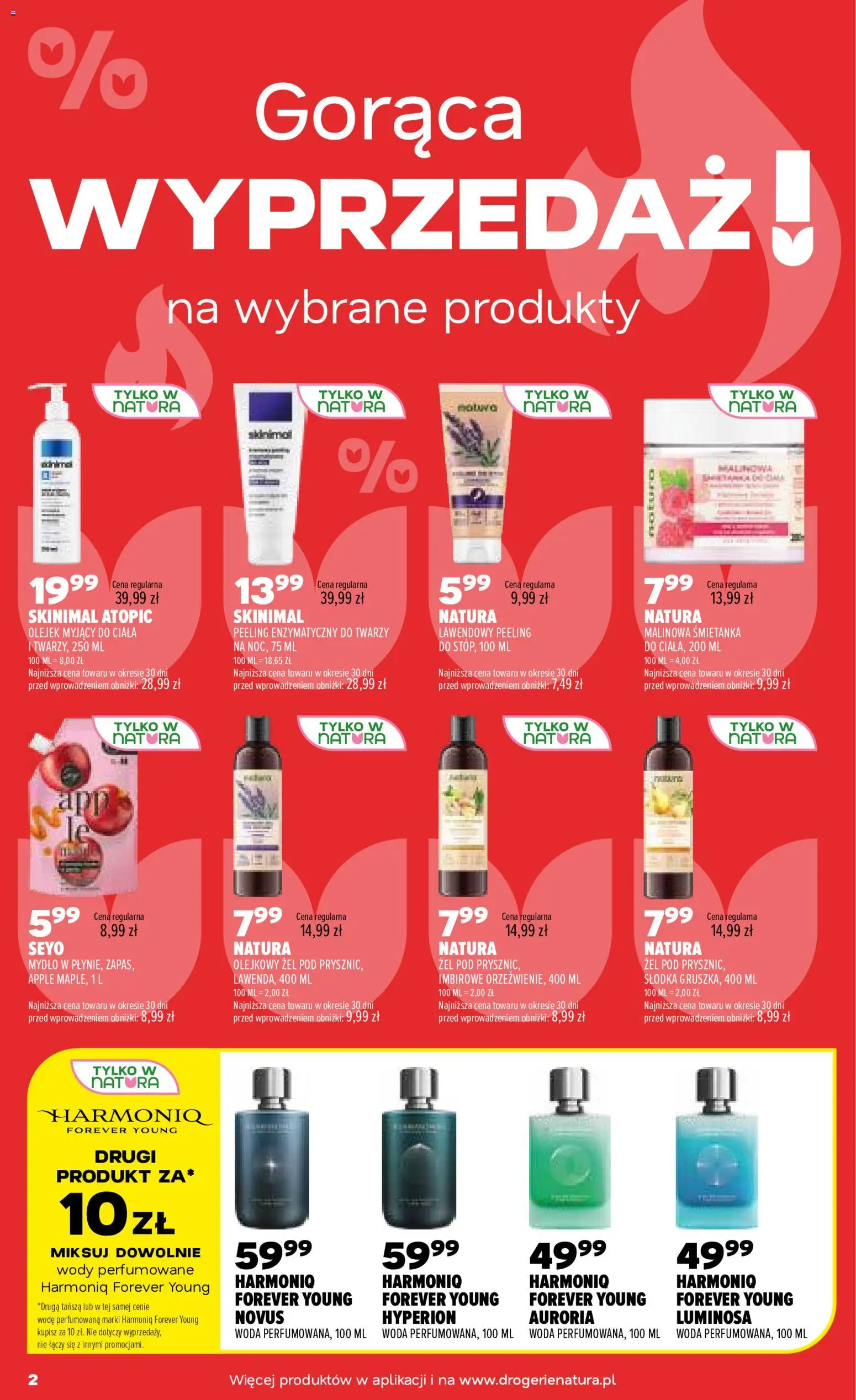 Drogerie Natura gazetka od 07.07.2026 | Strona: 2 | Produkty: Prysznic, Peeling, Mydło, Żel pod prysznic