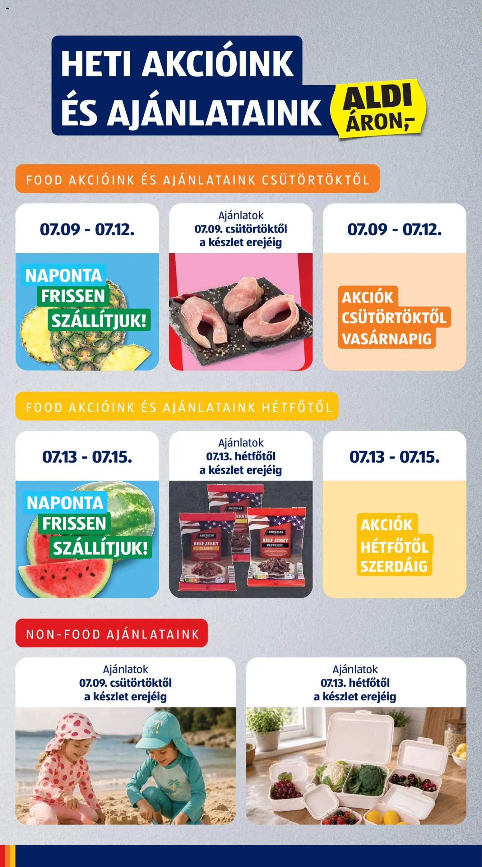 Aldi akciós ujság - amely érvényes a következő dátumtól: 2026.07.09. | Oldal: 6