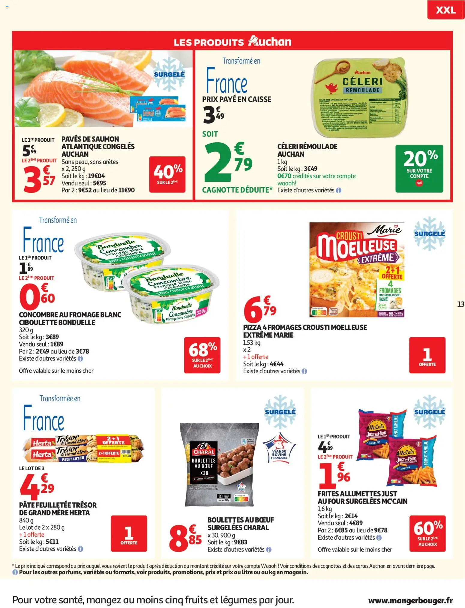 {H1} | Pagina: 13 | Producten: Pizza, La, Crème