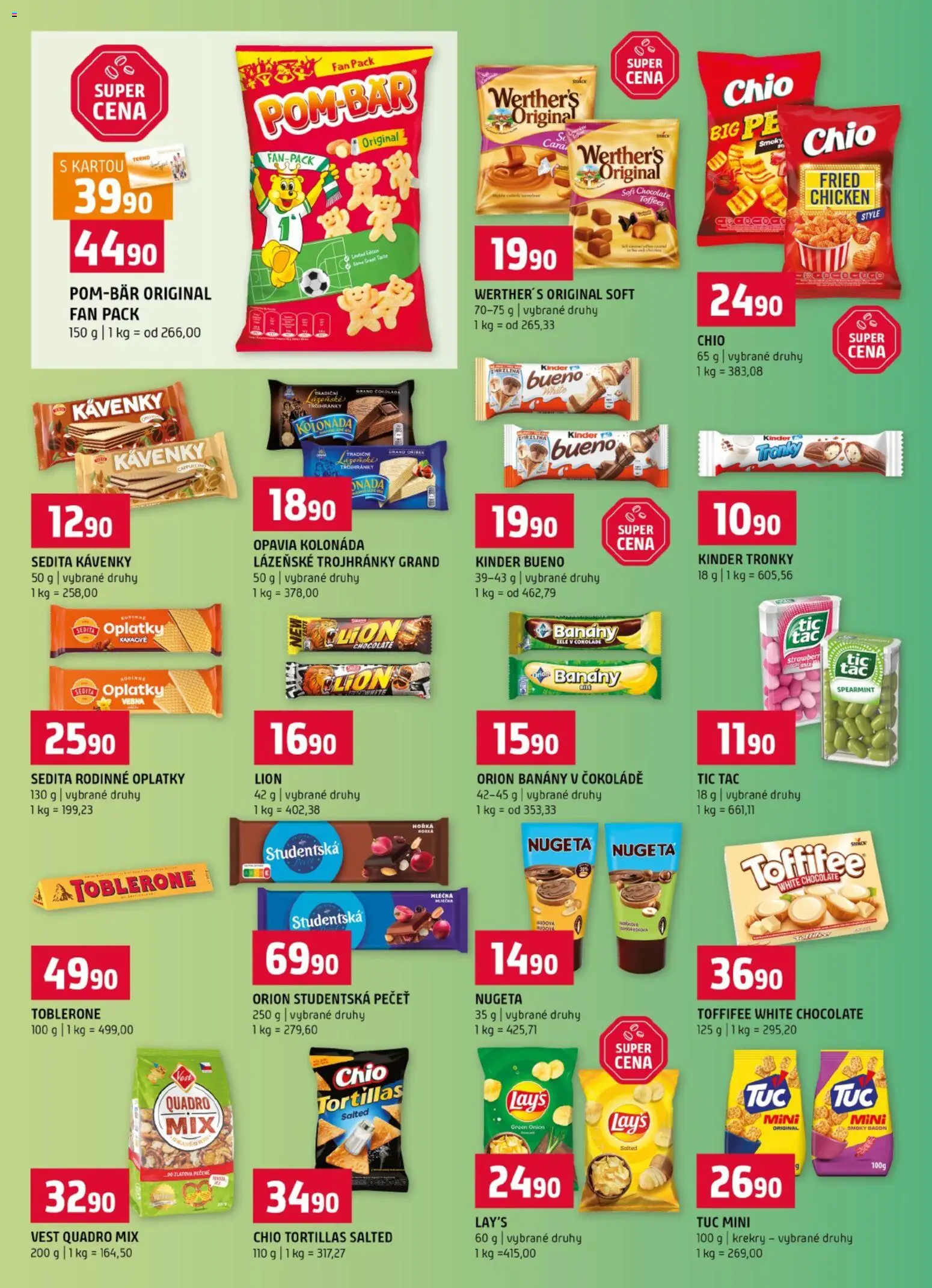 Terno leták od 10.06.2026 | Strana: 8 | Produkty: Banány, Toffifee, Tác, Toblerone