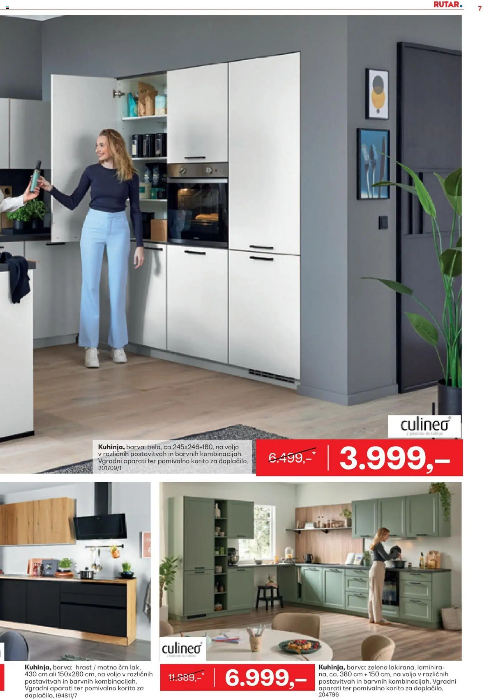 Novi Rutar katalog ponudbe – veljaven od 18.08.2026 | Stran: 7 | Izdelki: Pomivalno korito, Barva