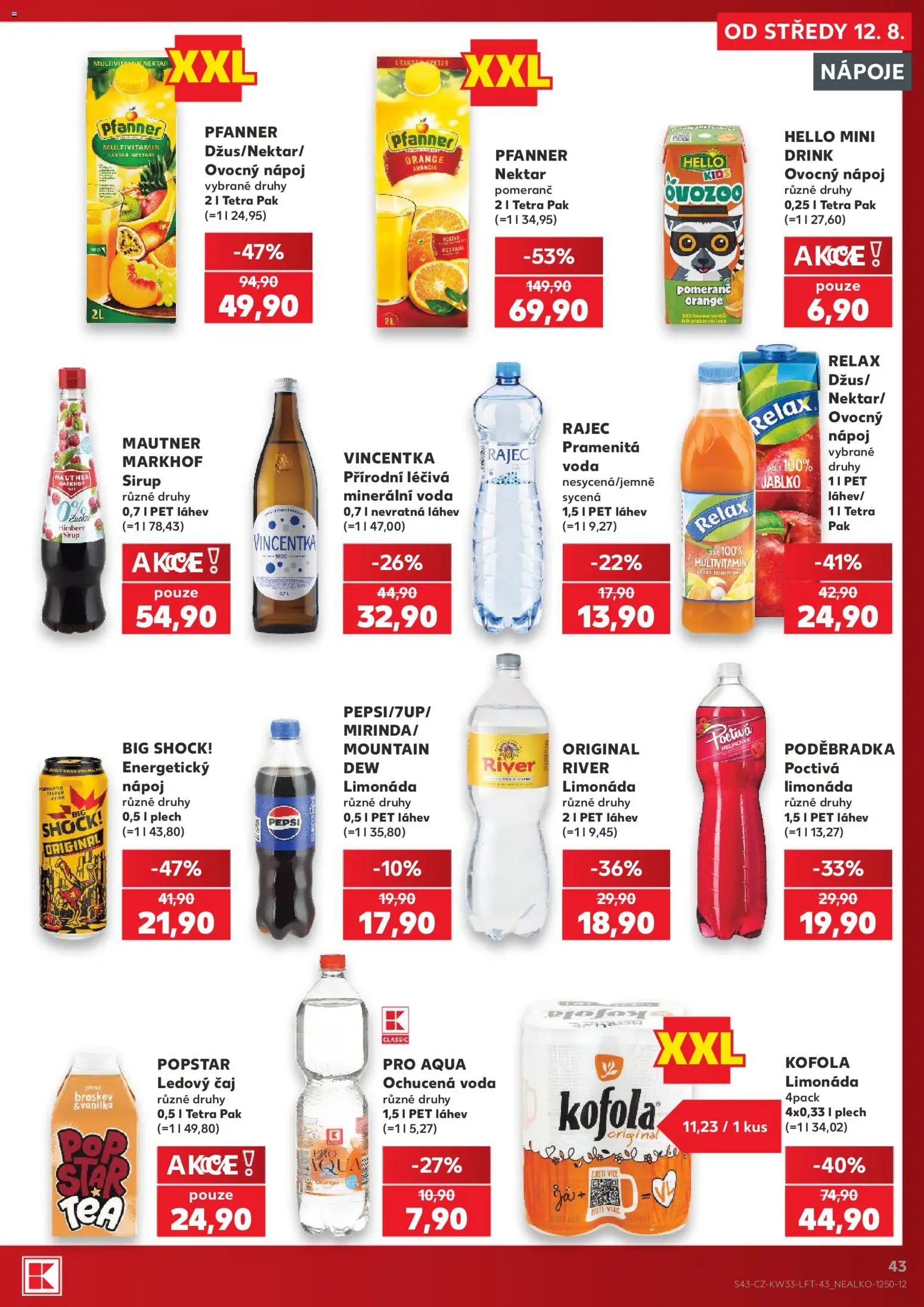 Kaufland leták - Ostrava od 12.08.2026 | Strana: 43