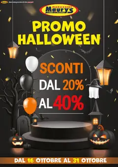 Anteprima del volantino Maury's volantino Halloween valido a partire dal 16/10/2026