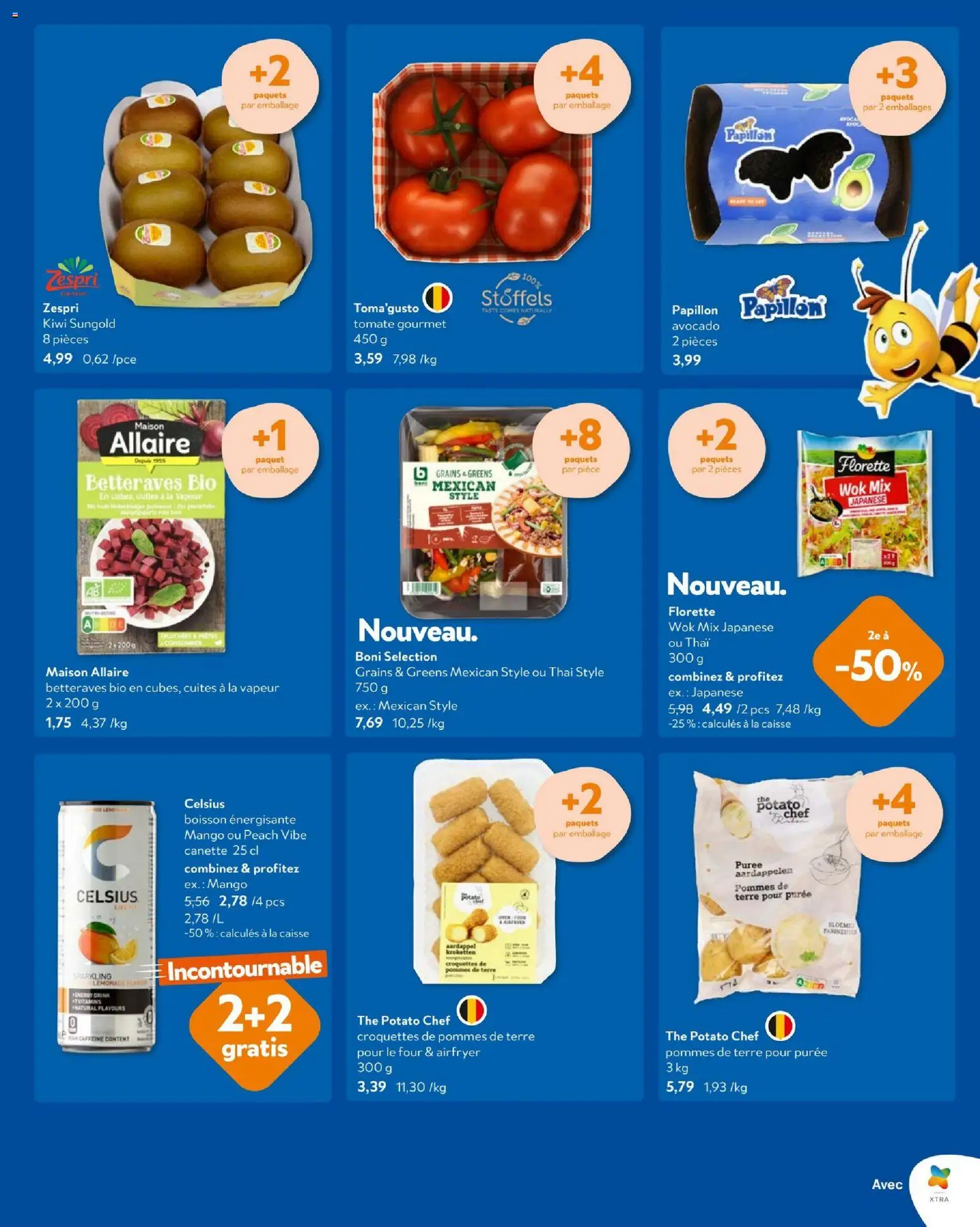 {H1} | Pagina: 5 | Producten: Kiwi, La, Mango, Aardappel